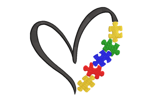 Autism Heart Puzzle: A Designer's Review for Boutique Apparel