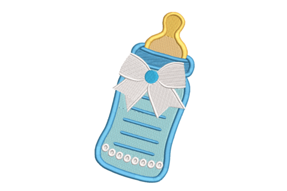 Baby Bottle Bow Embroidery Review