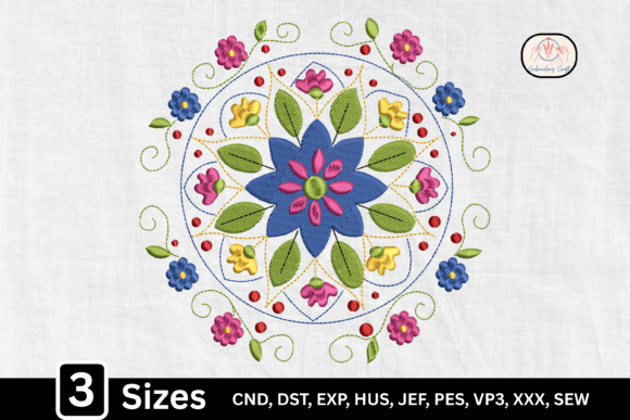 Boho Round Floral Mandala: A Designer's Review for Craft Fairs