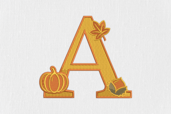 Letter a Autumn Monogram Review for Gift Makers