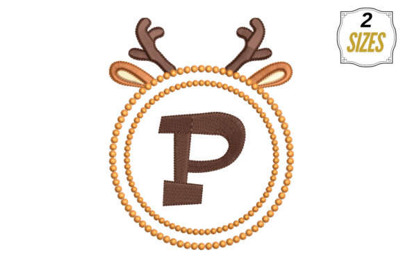 Letter P in Cute Frame: A Designer's Review for Craft Fairs