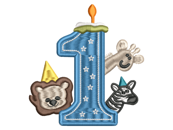 Safari Animals Number 1 Birthday Review