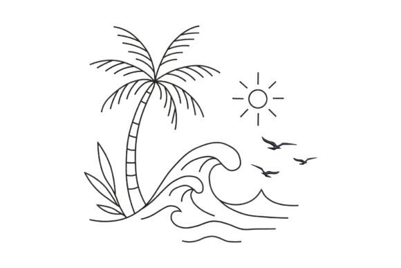 Tropical Beach Scene Design Review